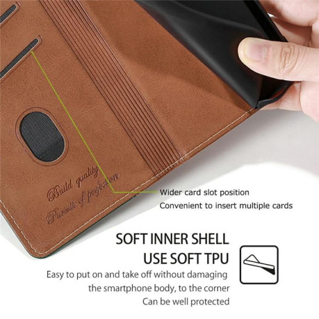 Чехол-книжка Contrast Color для Infinix Note 50 4G - зелений