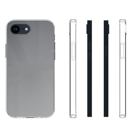 Противоударный чехол Waterproof Texture для iPhone 16e - прозрачный