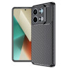 Ударозащитный чехол HMC Carbon Fiber Texture на Xiaomi Redmi Note 13 - черный