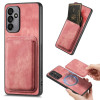 Противоударный чехол Magnetic Wallet Card для Samsung Galaxy A35 5G - розовый