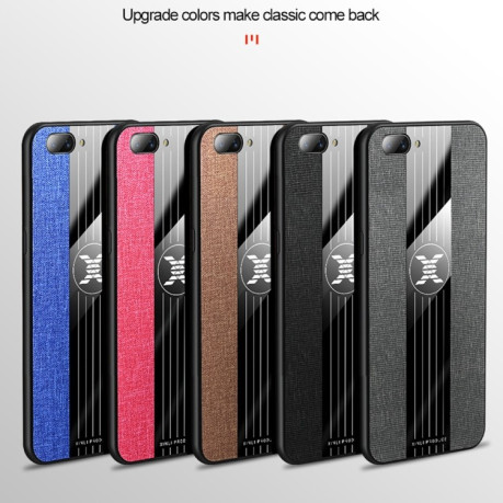 Чохол протиударний XINLI Stitching Cloth на OPPO A3 - чорний