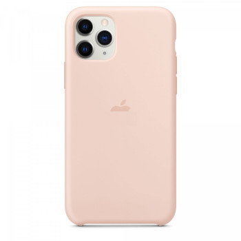 Силиконовый чехол Silicone Case Pink Sand на iPhone 11 Pro Max-премиальное качество