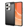 Протиударний чохол Brushed Texture Carbon Fiber на Realme 15 Pro 5G — чорний