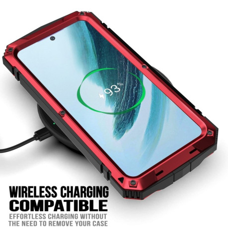 Противоударный чехол R-JUST Life Waterproof для Samsung Galaxy S24+ 5G - красный