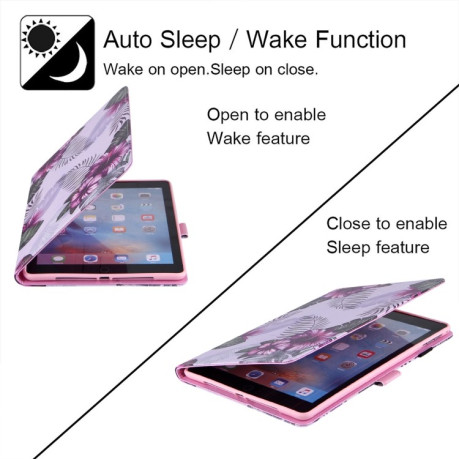 Чехол-книжка Silk Texture для iPad mini 6 - Purple Flower