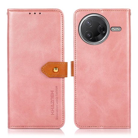 Чехол-книжка KHAZNEH Cowhide Texture на Xiaomi Poco F7 Pro / F7 Ultra Global - золото