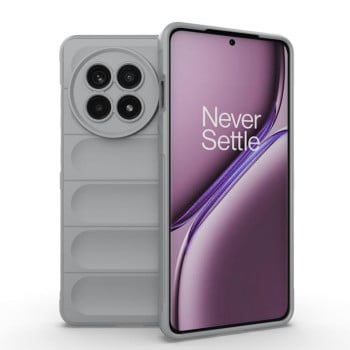 Силіконовий чохол Magic Flannel для OnePlus 13R/Ace 5/Ace 5 Pro - сірий