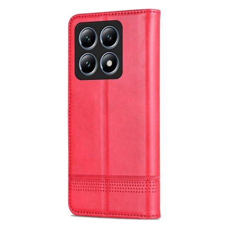 Чохол-книжка AZNS Magnetic Calf на Xiaomi 14T Pro - червоний