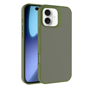 Чохол Kalebol Frosted PC Hybrid TPU для iPhone 17 - зелений