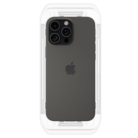 Комплект захисного скла Spigen Glas.Tr EZ Fit для iPhone 16 Pro Max - Black