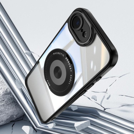 Протиударний чохол MagSafe Acrylic Hybrid для iPhone 16e - чорний