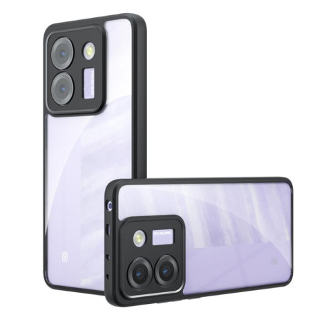 Противоударный чехол Armor Precise Hole PC Hybrid TPU для Xiaomi Poco M7 Pro 5G - прозрачный