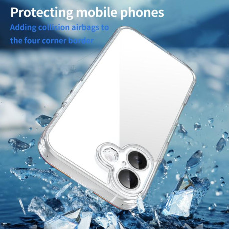 Чохол PC Hybrid TPU Airbag Shockproof для iPhone 17 - прозорий