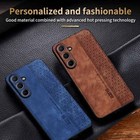 Чехол AZNS с 3D-тиснением и мягким покрытием Skin Feel на Samsung Galaxy A17 4G / 5G - черный