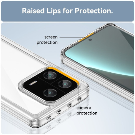 Протиударний чохол Colorful Acrylic Series для Xiaomi 13 Pro - прозорий