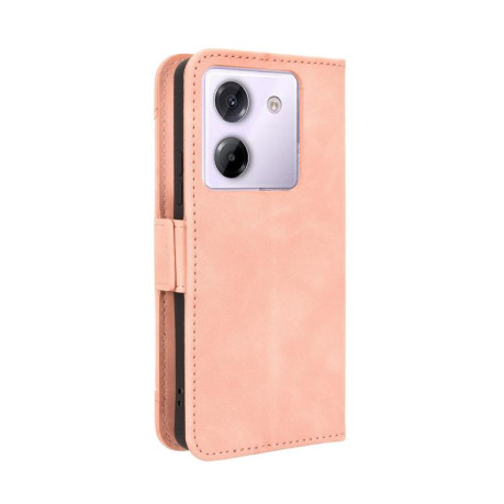 Чехол-книжка Skin Feel Calf на Xiaomi Poco M7 Pro 5G - розовый