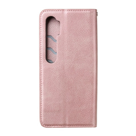 Чехол-книжка HMC Magnetic для Xiaomi Mi Note 10/10 Pro  - розовое золото