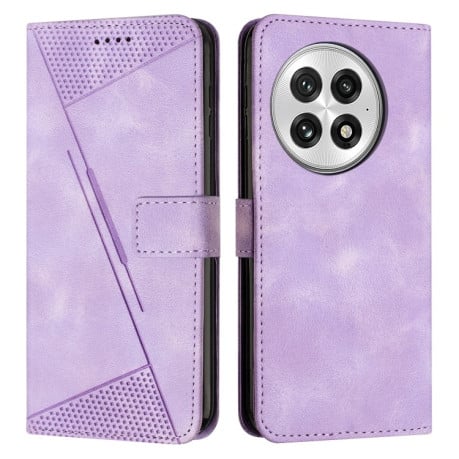 Чохол-книжка Dream Triangle Leather на OnePlus 13 - фіолетовий