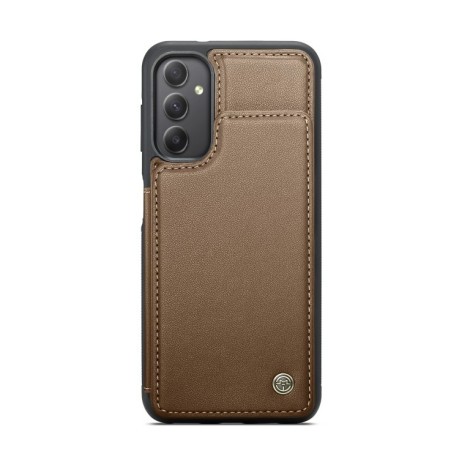Чехол CaseMe C22 Card Slots Holder RFID Anti-theft для Samsung Galaxy A34 5G - коричневый