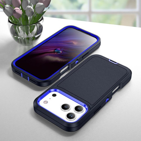 Двосторонний противоударный чехол Life Waterproof Rugged для iPhone 17 Pro Max - синий