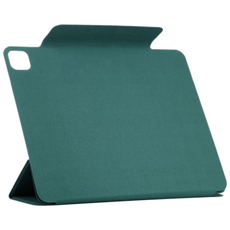 Магнитный чехол-книжка Fixed Buckle Magnetic для iPad Pro 12.9 2021/2020/2018 - темно-зеленый