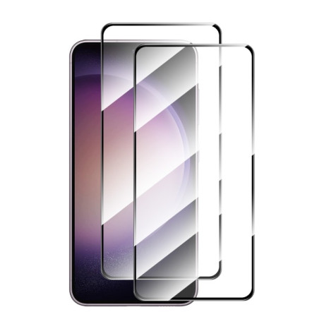 Комплект захисного Скла ENKAY Full Glue High Aluminum-silicon для Samsung Galaxy S23 FE 5G