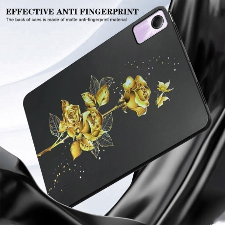 Чохол Color Painting Pattern Smart для Redmi Pad SE 8.7 4G - Golden Rose