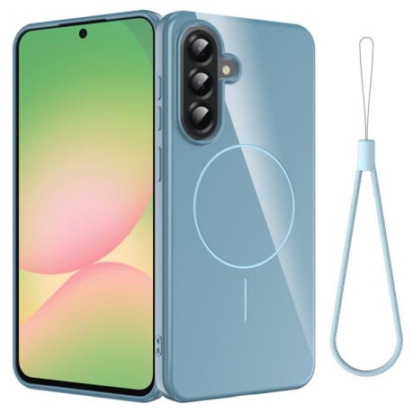 Чохол Glossy TPU Shockproof з MagSafe на Samsung Galaxy A17 5G/4G - синій