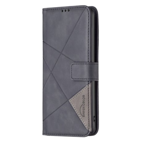 Чехол-книжка Rhombus Texture для Samsung Galaxy A36 - черный
