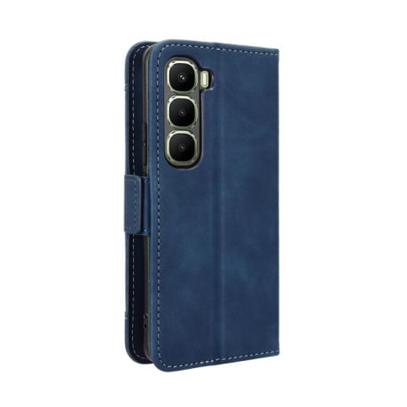 Чехол-книжка Skin Feel с мягкой фактурой Calf на Infinix Hot 60 Pro 4G - синий