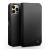 Шкіряний чохол QIALINO Wallet Case для iPhone 13 Pro Max - чорний