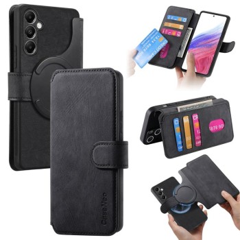 Чохол-книжка CaseNeo MagSafe RFID Anti-theft Retro Leather на Samsung Galaxy A27 5G — чорний
