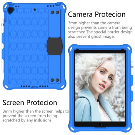 Противоударный чехол Honeycomb Design на  iPad Pro 10.5/Air 2019 - синий