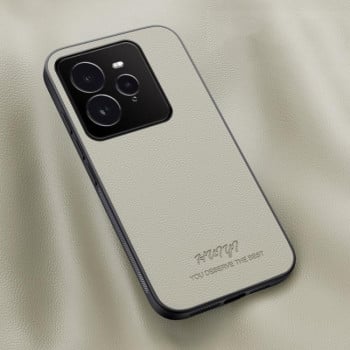 Чехол HUIYI Leather Magnetic для Realme GT 7 Pro - белый