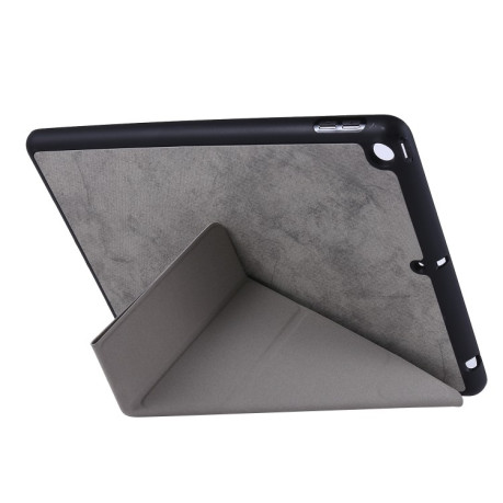 Чехол-книжка Silk Texture Horizontal Deformation Flip на  iPad 9/8/7 10.2 (2019/2020/2021) - серый