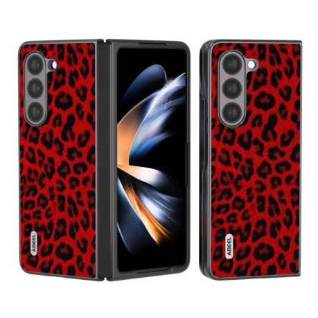 Протиударний чохол ABEEL Black Edge Leopard для Samsung Galaxy Fold 5 - червоний