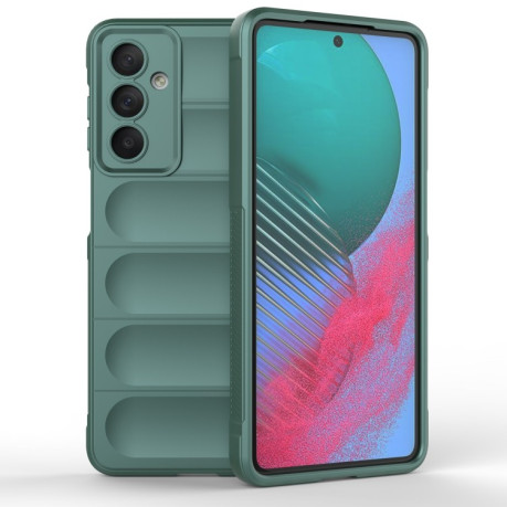 Силиконовый чехол Magic Flannel для Samsung Galaxy M54 5G - зеленый
