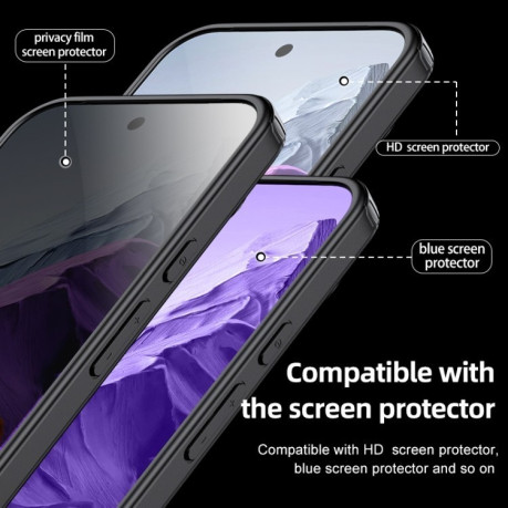 Чохол Clear Case MagSafe Simple Magnetiс для Google Pixel 9 - прозорий