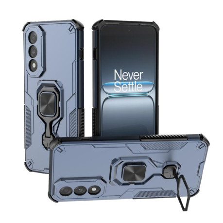 Противоударный чехол Metal Kickstand TPU Hybrid PC на OnePlus Ace 5 Ultra / Nord 5 - синий