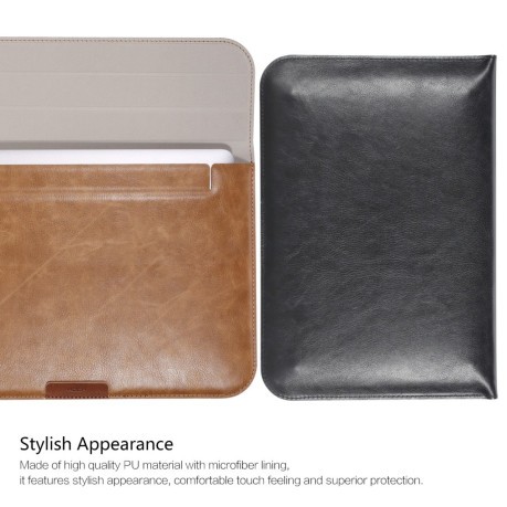 Кожаный Чехол Конверт Rock Apple Laptop Bag для Macbook Air 13