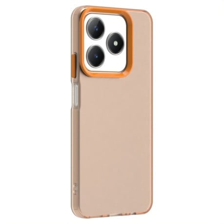 Противоударный чехол Candy Series для Realme C61/C63/Note 60/Note 60x - оранжевый