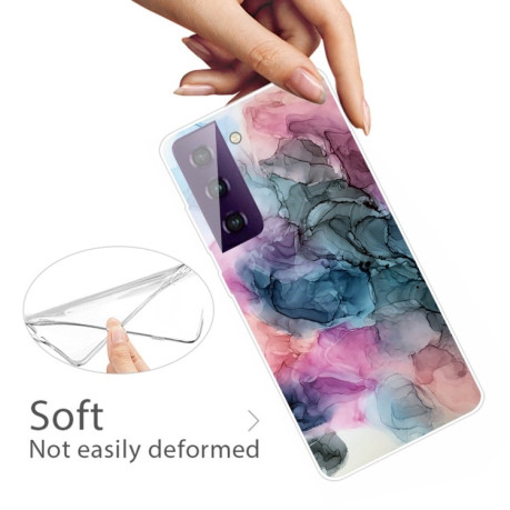 Противоударный чехол Marble Pattern для Samsung Galaxy S21 - Abstract Multicolor