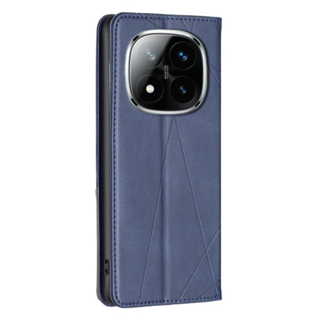 Чохол-книжка Rhombus Texture для Xiaomi Redmi Note 14 Pro 5G / Note 14 Pro+ 5G - синій