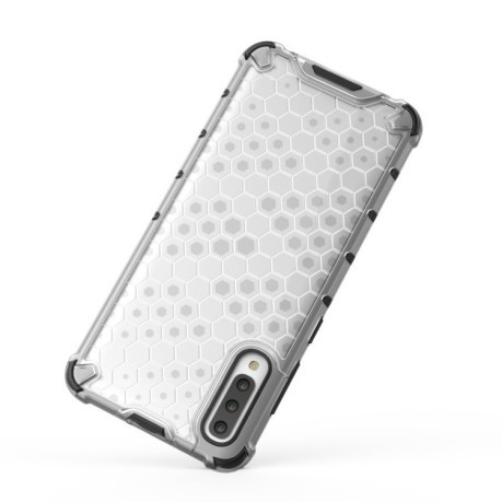 Противоударный чехол Honeycomb на Samsung Galaxy A70 -белый
