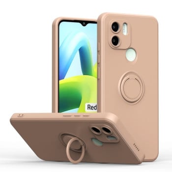 Протиударний чохол Ring Kickstand для Xiaomi Redmi A1/A2/ A1+/A2+ - рожевий