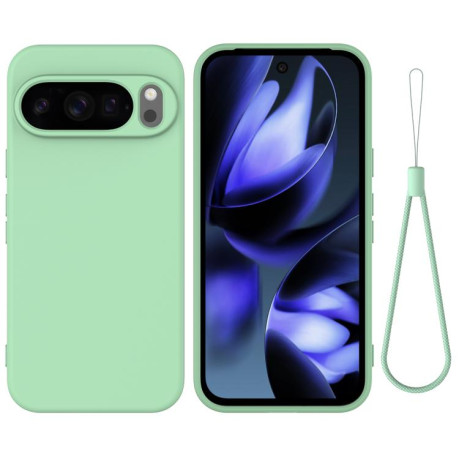 Силіконовий чохол Solid Color Liquid Silicone на Google Pixel 10 Pro XL - зелений