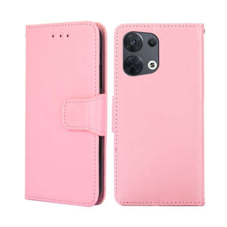 Чохол-книжка Crystal Texture для OPPO Reno 8 5G - рожевий