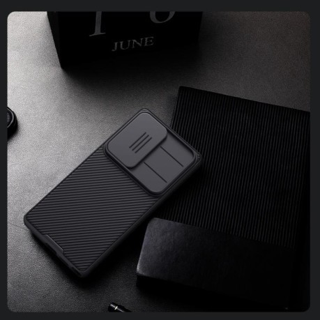 Протиударний чохол NILLKIN Black Mirror Series для Samsung Galaxy S25 Ultra 5G - синій