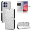 Чехол-книжка Honeycomb Dot для Motorola Edge 50 Pro - серебристый