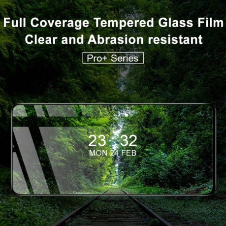 Захисне скло IMAK 9H Full Screen Film Pro+ Version на Realme GT2 Explorer Master - чорне
